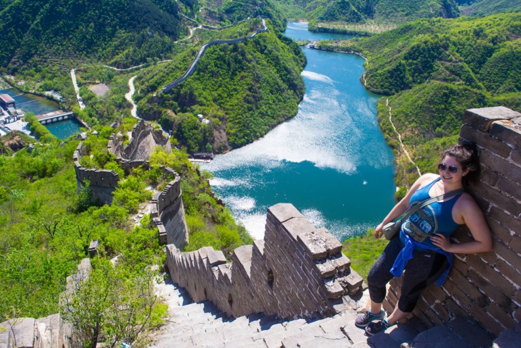 Chinese people posing